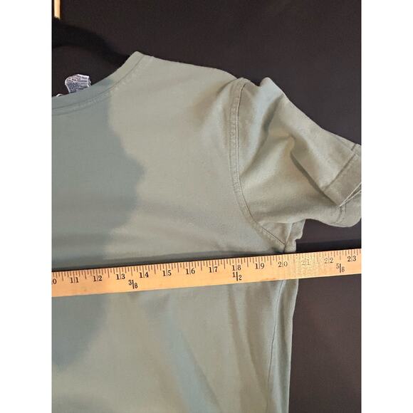 Talbots Green Scoop Neck Basic Tee Women Size Medium M Scoop Classic - Picture 6 of 7